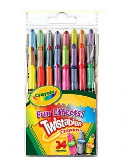 CRAYOLA - 24 CRAYONS MINI TWISTABLES FUN